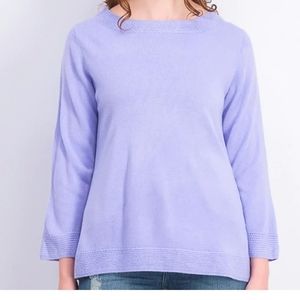 NWT Karen Scott Bateau Neck Sweater